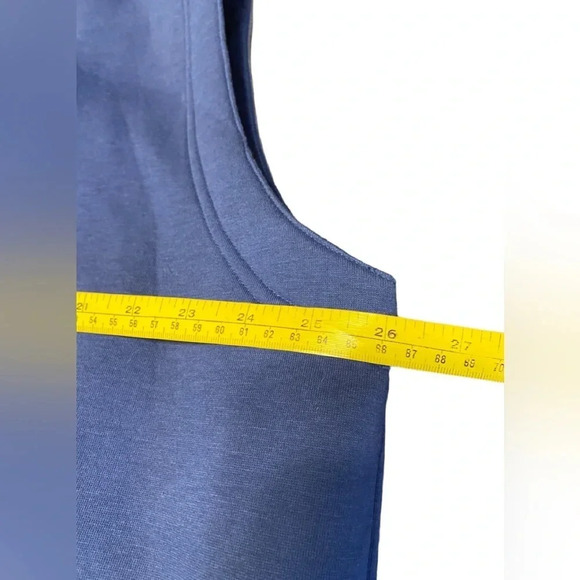 Men’s Adidas Reversible Full Zip Hooded Vest Blue - Picture 9 of 9